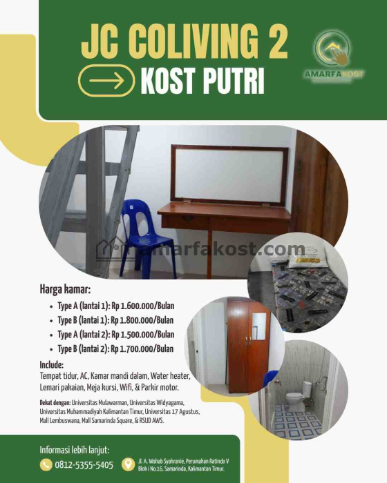 JC Coliving 2 Samarinda Ulu