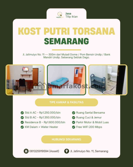 Kost Putri Torsana Semarang