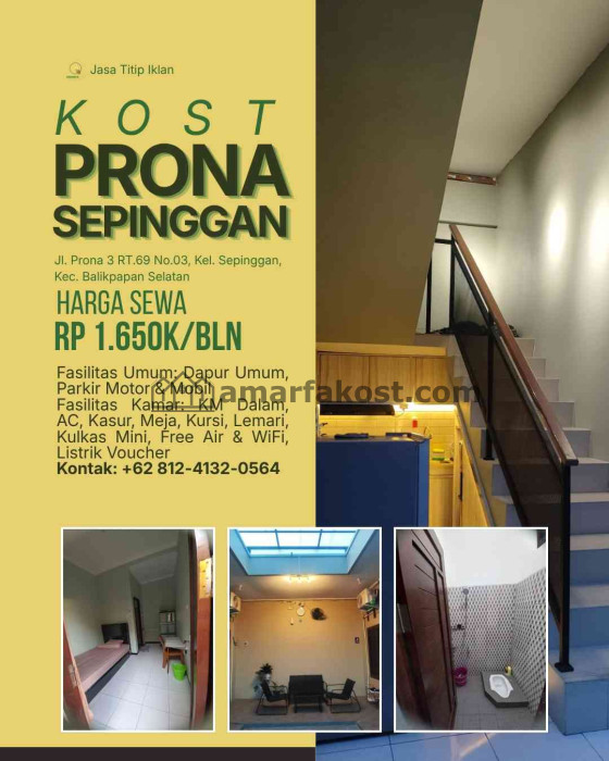 Kost Prona Sepinggan Balikpapan Selatan