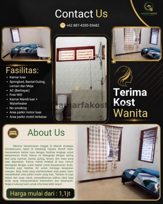 Kost Putri  Chris kencana 