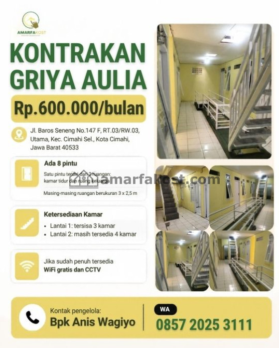 Kontrakan GRIYA AULIA Cimahi 